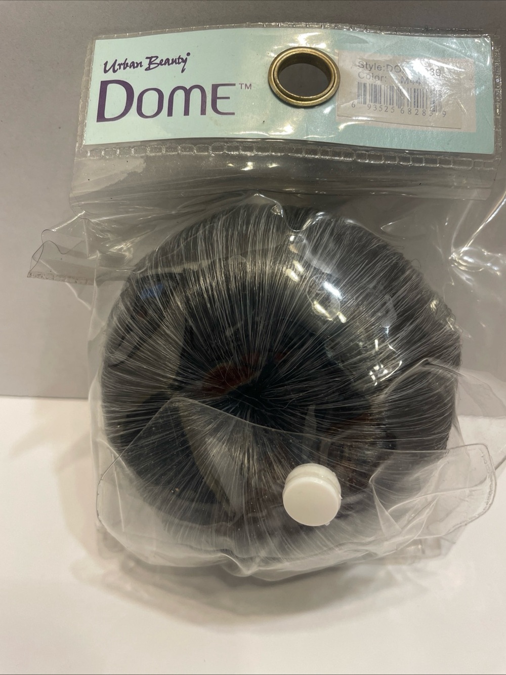 Urban Beauty Dome Hair Donut - Black/Gray